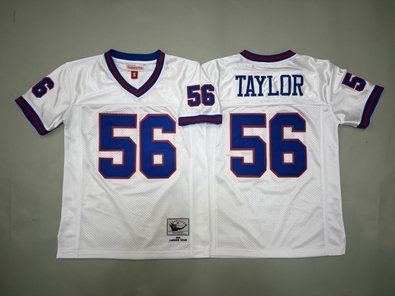 Youth New York Giants #56 Taylor White Throwback Limited Nike NFL Jersey 01->youth nfl jersey->Youth Jersey